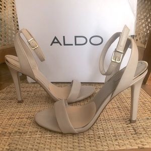 3 for $30 | Aldo Lovarema Sandals - nude, size 6